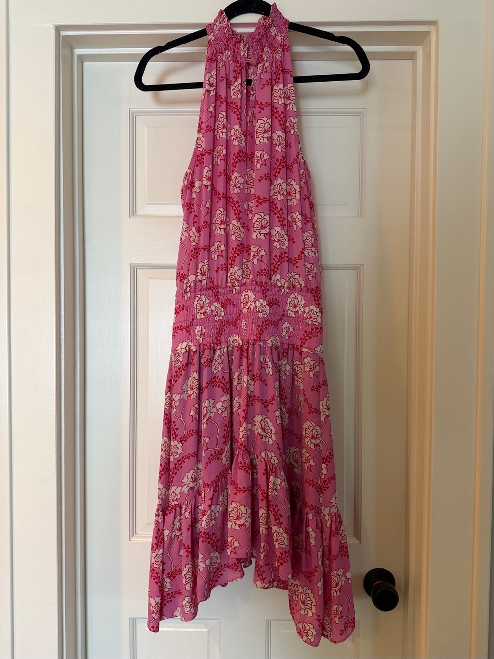 A.L.C. Cody Pink Floral Blouson Lined Silk Sleeveless